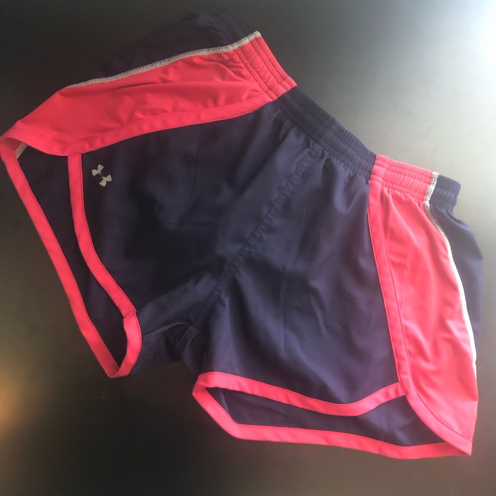 Under Armour Atheltic Navy/Coral Shorts